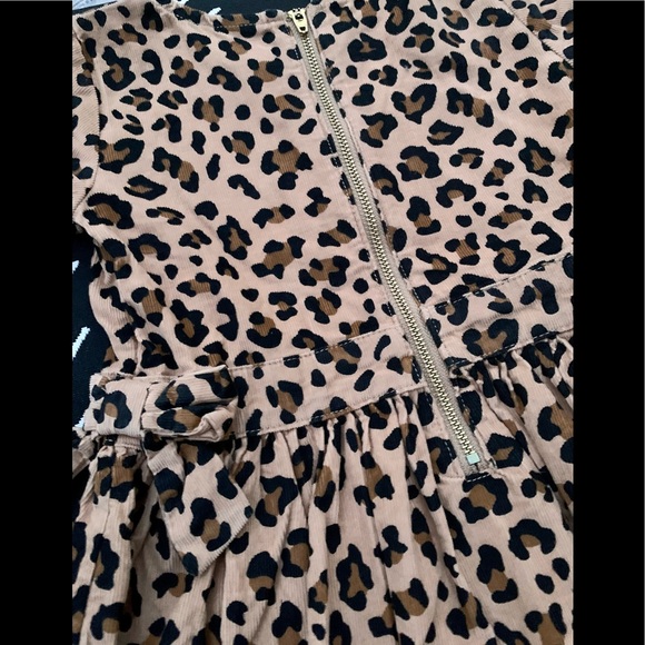 CARTER’S LEOPARD 2PC SET CORDUROY DRESS TUNIC LEGGINGS PANTS OUTFIT ANIMAL PRINT - Picture 8 of 10